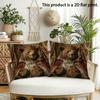 2pcs Royal Brown Bear King Throw Pillow Cover,Vintage Aristocrat Animal Decorative Cushion Case for Sofa Bedroom Living Room