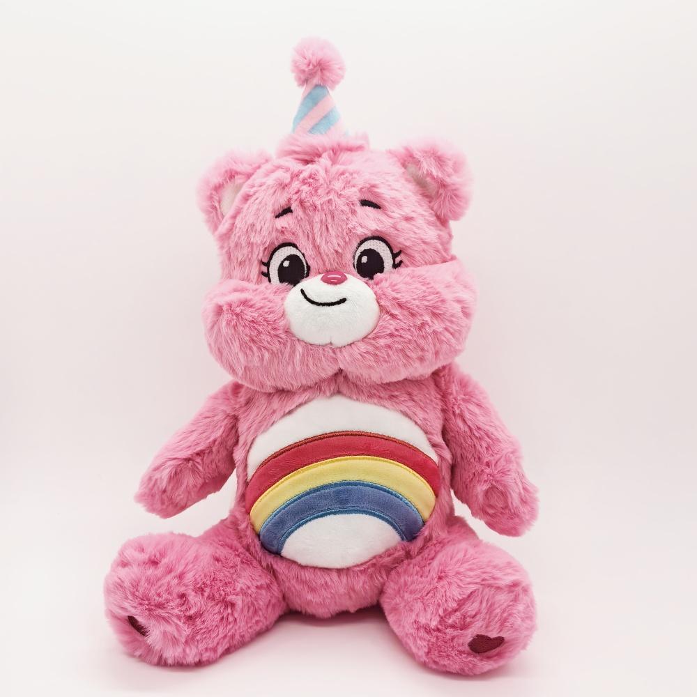 Care Bears Cute Rainbow Sit Bear Plush Toys Lovely Cartoon Bear Soft Stuffed Dolls Homdecor Sleeping Plush Pillows 25cm