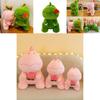 Adorable Plush Dinosaur Pillow Cute Snack Dinosaur Stuffed Toy Perfect Birthday Gift For Girls