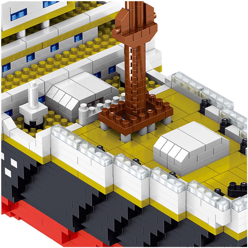 Lezhi Titanic 9910 Haladó Mikrorészecske Építőkocka Készlet Felnőtteknek