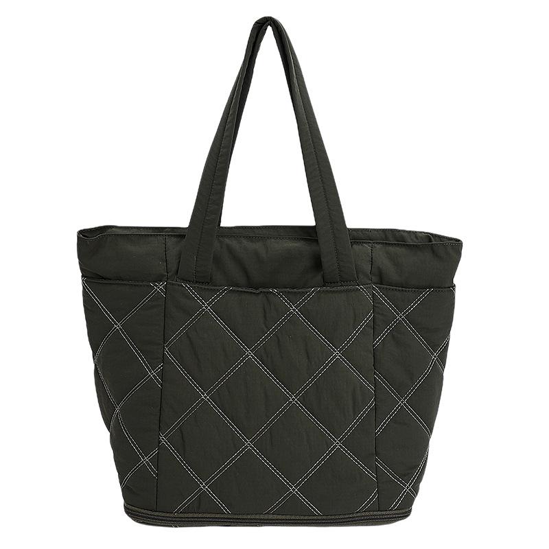 Women's Bag Rhomboid Shoulder Bag Commuter Large Capacity Tote Bag