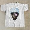 Y2k Style Character Print Men's and Women's Cotton Casual T-shirt Harajuku High Street Retro Full with Round Neck Loose Top