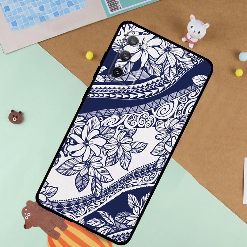 Maori Polynesian Samoan Tribal Soft Case For Samsung Galaxy S25 Ultra S9 S10 S20 FE S21 S22 S23 Plus S24 Ultra Funda Cover