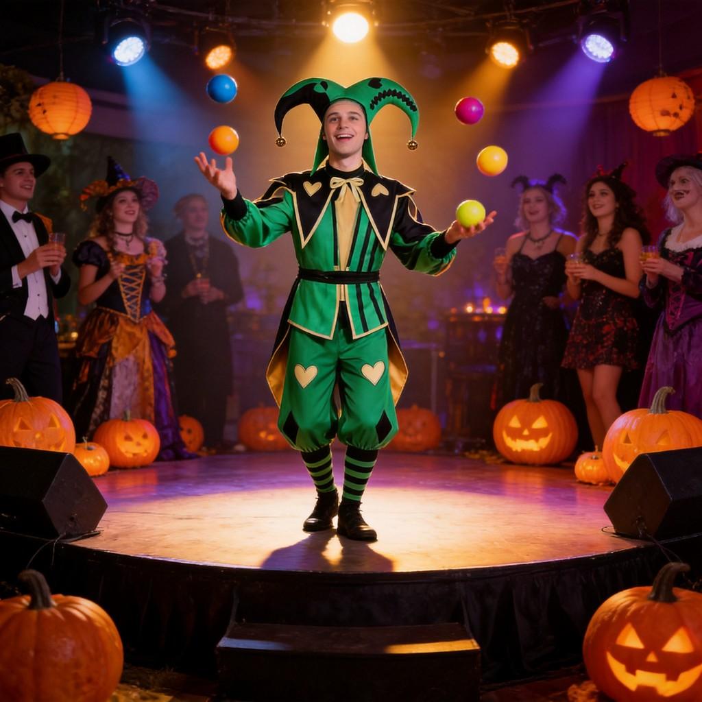 The Freak Circus Tfc Jester Cosplay Outfit With Soft Fabric For Cosplay Parties And Events
