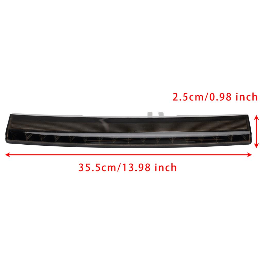 Schwarzes drittes Bremslicht hinten Mitte für Alfa Romeo Giulietta Fiat 500L 2012-2018