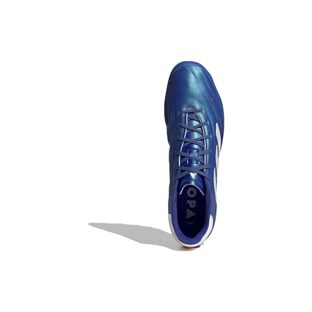 Adidas Copa Pure 2.1 Pure Laced Ag (Rubber Short Studs) Shock Absorption Soccer Shoes Unisex Soccer Shoes Blue IE4902