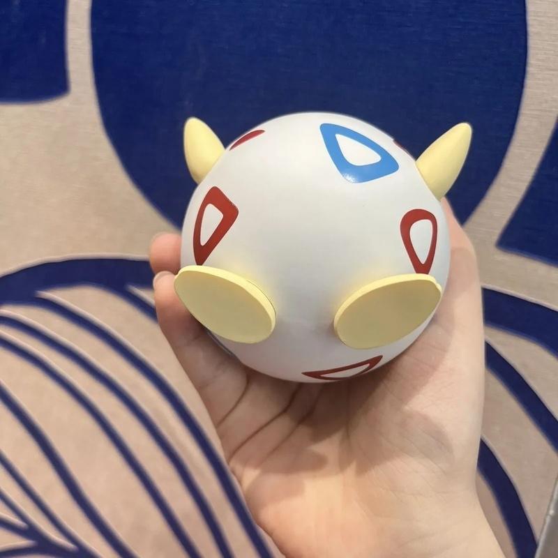 Kawaii Pokemon Happy Togepi Anime Figure Car Desktop Ornament Cute Model Doll Boys And Girls Toys Surprise Gift Collectible