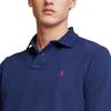 Polo Ralph Lauren Solid Color Logo Embroidered Slim Fit Long Sleeve Polo Shirt Men tops Navy-Blue MNPOKNI16820857-410