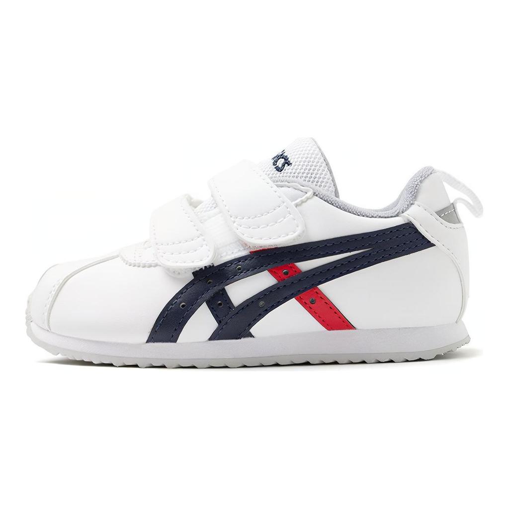Asics Cotla Shock Absorbing Durable Low Top Kids Casual Shoes Kids Casual Shoes White Blue 1144A262-101
