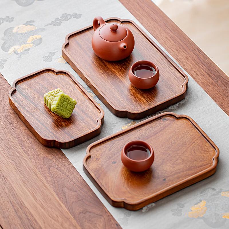 Mo Si Life Serviertablett aus Walnussholz