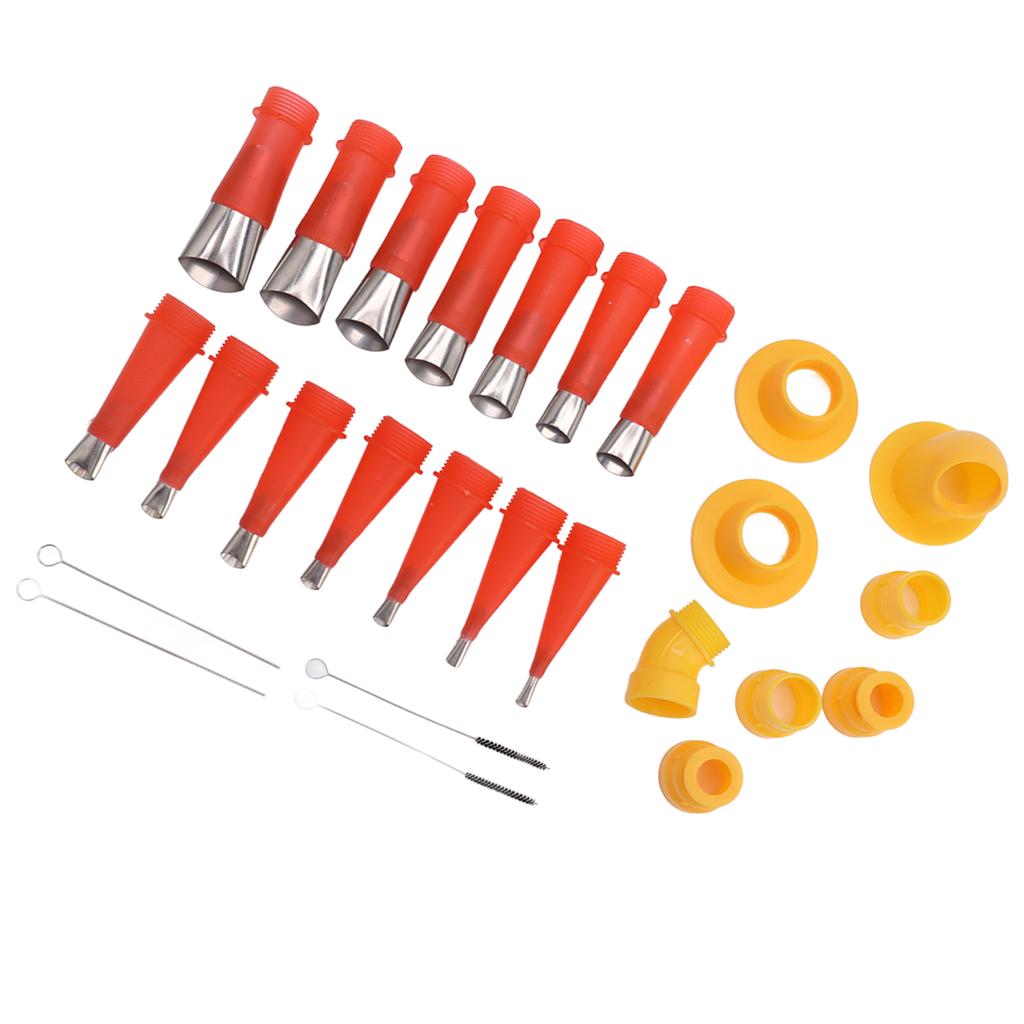 Universelles Integriertes Düsenwerkzeug-Set Edelstahl-Düsenapplikator mit Basis für Fliesen Fensterglas