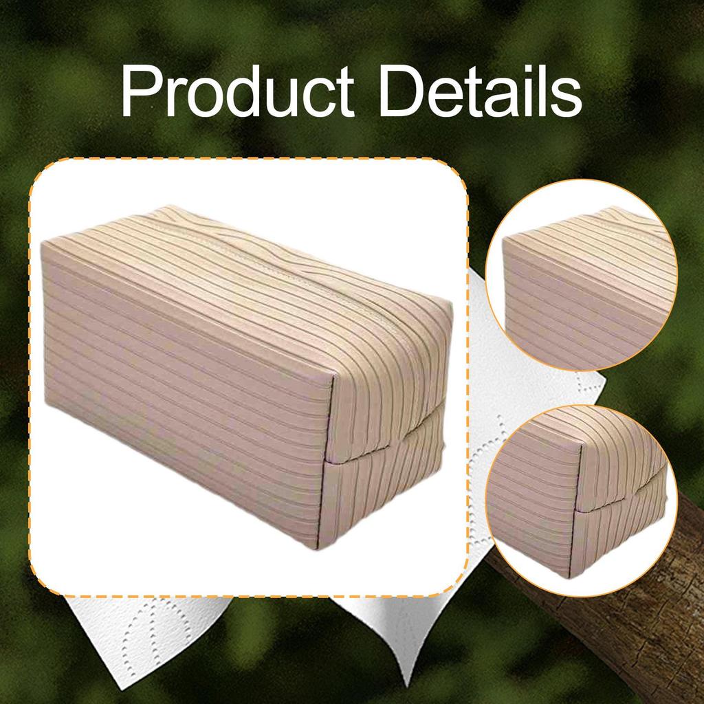 Taschentuchboxabdeckung Serviettenhalter Heimdeko Stilvoller Gesichtsspender Rechteckig für Büro