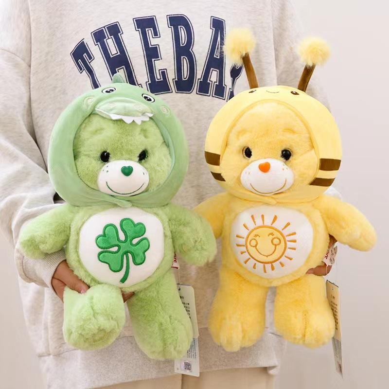 Bears Care Plush Toy Cute Rainbow Bear Soft Stuffed Doll Child Companion Doll