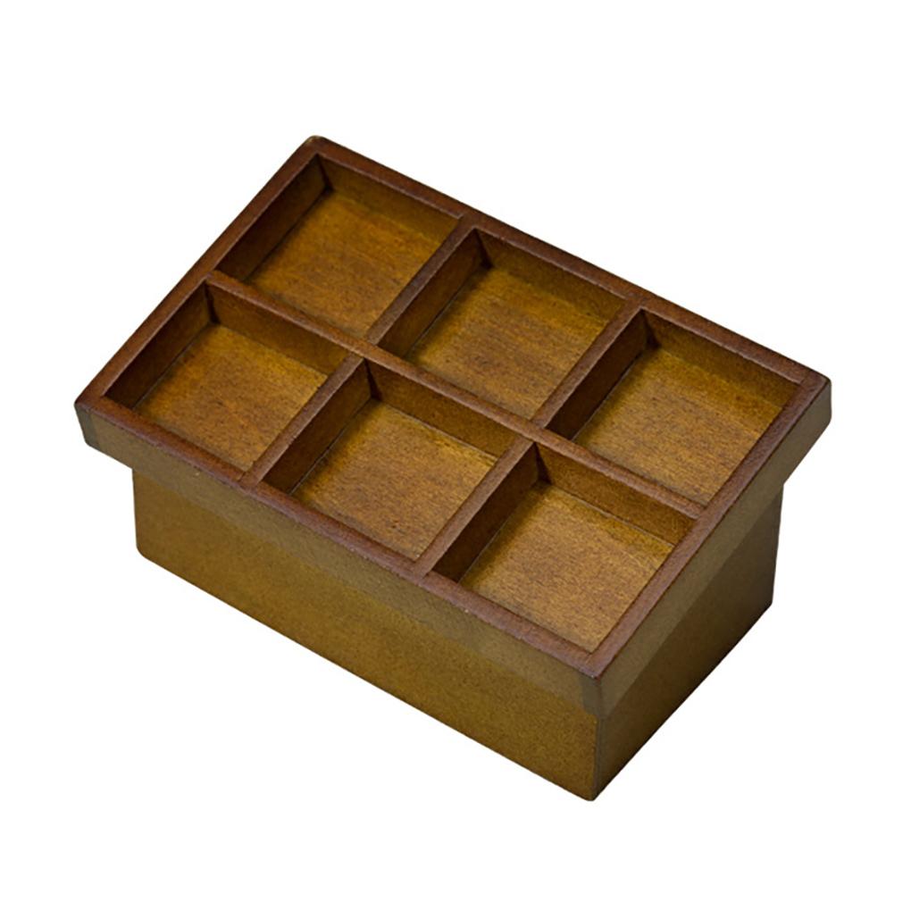 

1/12 Dollhome Toys Furniture Model Vegetable Rack Simulation Grocery Decoration Gift Storage Stand Supermarket Ornament