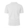 Men's Polo Shirt New Summer Short Sleeve Casual Solid Color Turn-down Collar Tee Loose Fit Tops