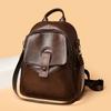 Schoolbag Bag Women's Summer 1011 New Large-capacity Leisure Pu Backpack Women's Travel Commuter Schoolbag