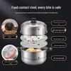 MAXCOOK MCZ996 32cm Stainless Steel 2-Layer Steamer Pot