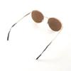 Excellent CHANEL sunglasses COCO Mark Boston Mirror Lens gold Women 4206 Used