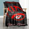 Kansas City Football Personalized Name Blanket Multipurpose Personalized Blanket Comfortable Great For Picnics Seaside Chair Couch
