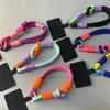 Korean Mobile Phone Cute Knot Portable Anti-loss Hand Bracelet Chain for IPhone 15 14 Pro Max Samsung Flip 4 Coloful Rope Chain