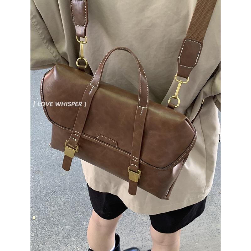 Retro and High-end Backpack, School-style Briefcase, Large-capacity Backpack
