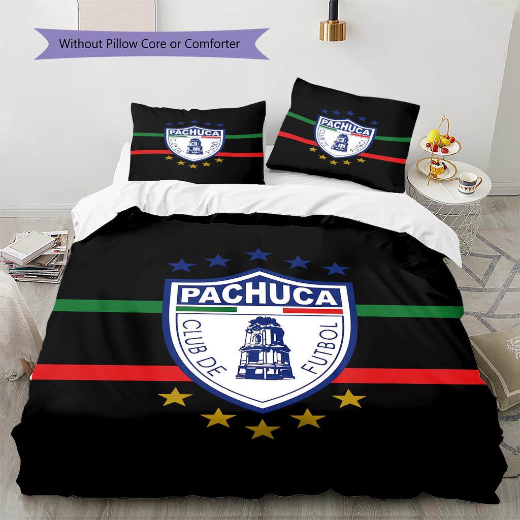 C.F. Pachuca Pattern Bedding,Quilt Set Quilt Cover Pillowcase Home Birthday Gift (1 * duvet cover + 2 * pillowcase, without core)