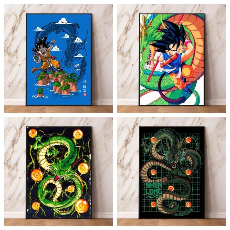 

Печать на холсте Dragon Ball Carot Эстетический плакат Детские персонажи