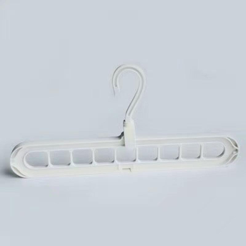 Multi-Functional Nine-Hole Hanger: Space-Saving, Foldable Clothes Storage for Dorms and Homes