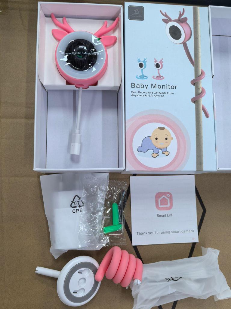 Tuya Wireless Smart Baby Monitor with Mobile Remote Home Camera