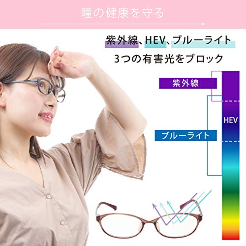 MIDI BLOOM Women's Stylish Reading Glasses with Blue Light and UV Protection (mbl01c1050)