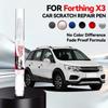 Do Dongfeng Forthing X3 2016-2025 F34 Pisak do naprawy lakieru zaprawka usuwanie rys akcesoria samochodowe DIY Czarny Biały Złoty Pomarańczowy