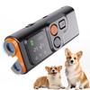 Dog Bark Deterrent with LED Flashlight Ultrasonic Barking Deterrent Device Rechargeable Portable Dog Repeller for Indoor Outdoor