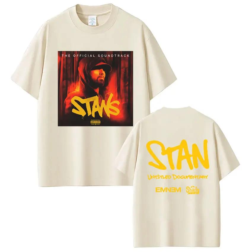 Rapper Eminem 2025 Neues Album Stans Hip Hop T-Shirt Herren Damen Trendy Popmusik Hochwertiges T-Shirt Locker Baumwolle Freizeit T-Shirts