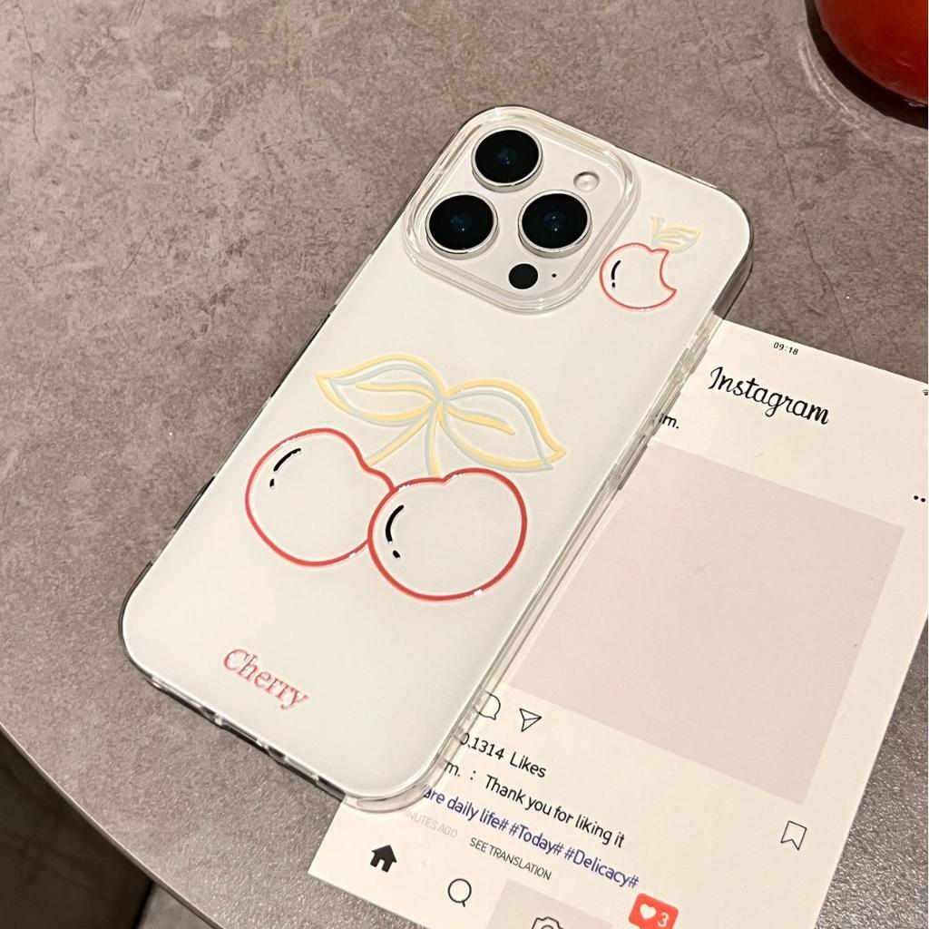 Line Cherry for IPhone16pomax for Apple 15pr Mobile Phone Gram 14 New Model 13 for Apple 16pro