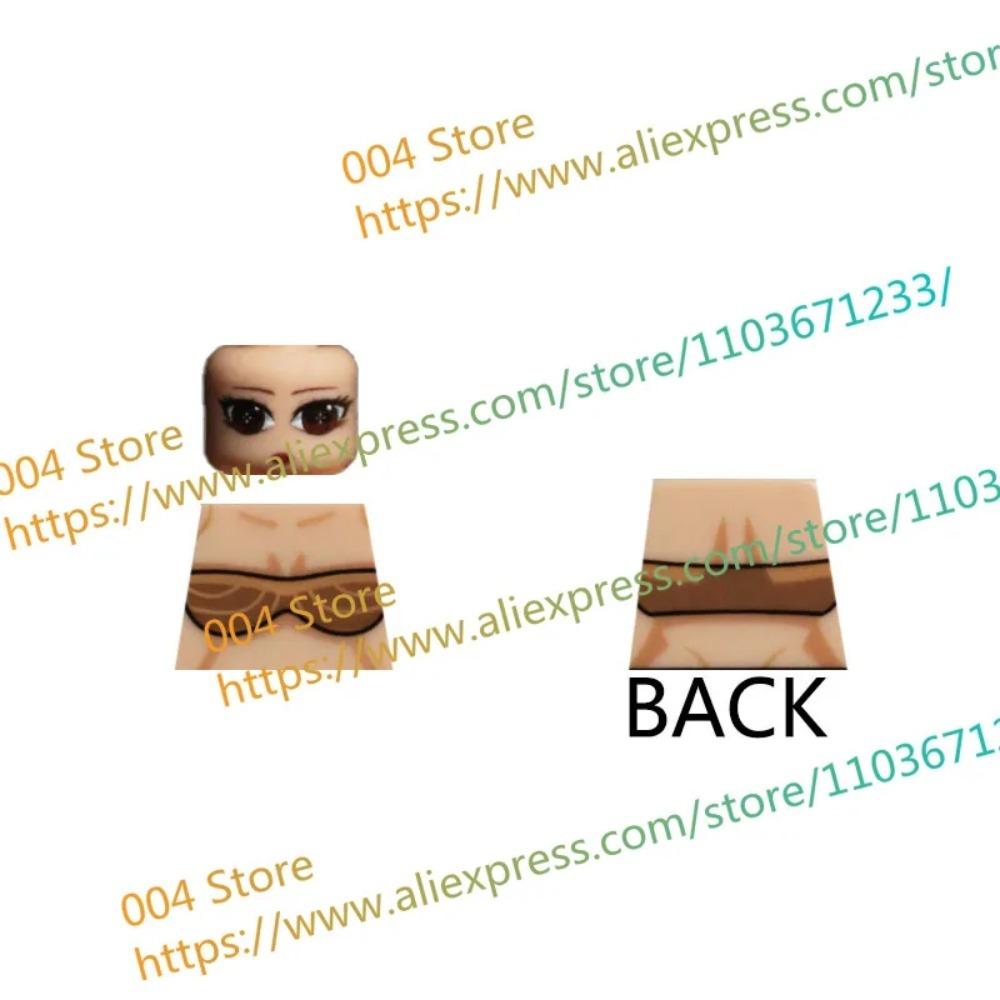 18+ Adult Building Block MOC Anime Action Figure Sexy Model Date Cartoon Swimwear Girl Hair Kit Ornament Toy Gift Collection F31