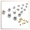 100Pcs 316L Stainless Steel Bells Gold Silver Mini Bells DIY Handcraft Jewelry Clothes Dolls Decoration Gift Sewing Accessories