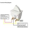2/4pcs 3 Prong Refrigerator Door Switch Normally Closed Open Push Button Switch For Household Refrigerator Easy Installation