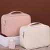 Oversized Cosmetic Storage Organizer Featuring Leakproof PU Substance And Structured Interior For Efficient Travel Packing