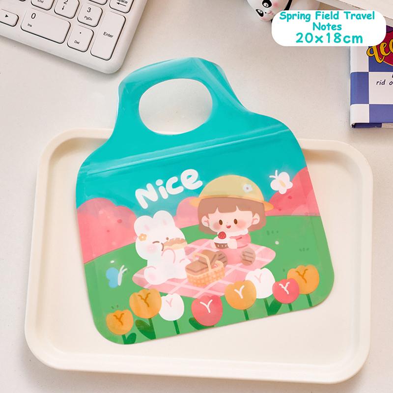 

20 Pcs Sealed Alien Sealed Bag Cartoon Cute Mini Storage Bag Cartoon Packaging Bag Festival Gift зелёный