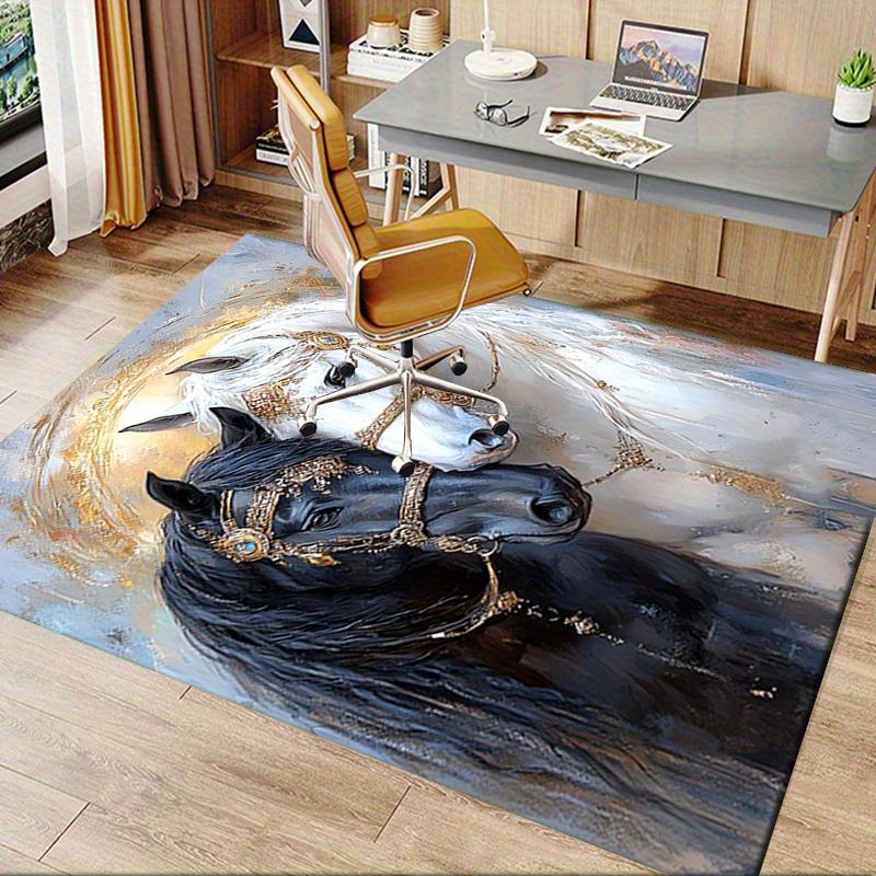 1pc Horse,Fantasy,Artwork Office Carpet Soft Polyester Entrance Carpet Washable Non slip Machine Was