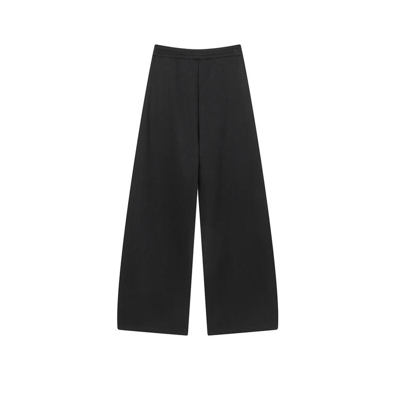 GROUND ZERO Women's Embroidered Wide-Leg Casual Pants