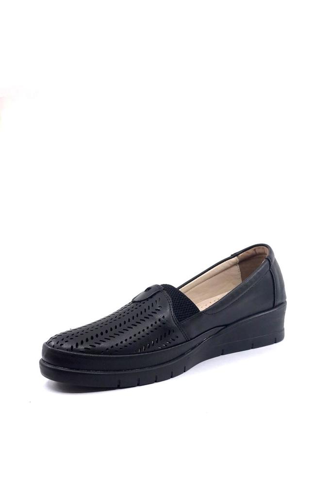 Women's Plus Size Y 01-1 Special Heel Gel Large Black Casual Shoes