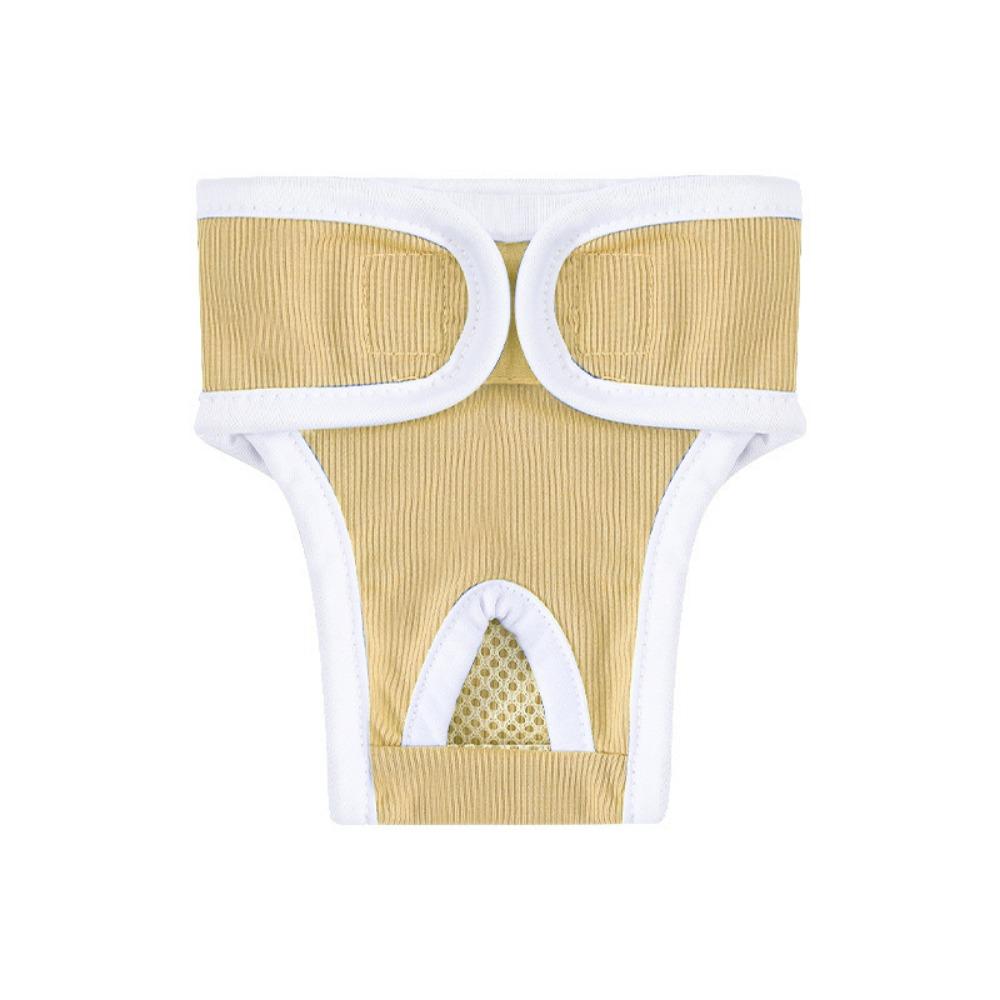 

Физиологические трусы для питомцев, Подгузники для собак, Водонепроницаемые менструальные гигиенические трусы, Защита от домогательств, Стираемые подгузники для питомцев, Физиологические трусы XL светло-коричневого