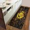 Non Slip Washable 3D Geometric Runner Mat Futuristic Design Rug for Kitchen Hallway Corridor Home Decor Floor Carpet