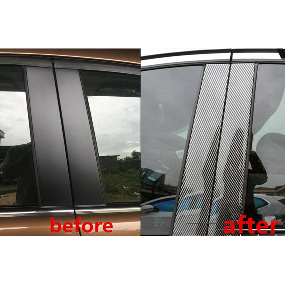 Auto Accessories Waterproof Vinyl Film Self-Adhesive DIY Car Stickers Carbon Fiber 7D Wrap Stickers