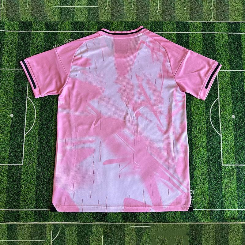 Mens Pink Bamboo Fiber Soccer Jersey Short Sleeve Football Shirt Adult Fans Wear