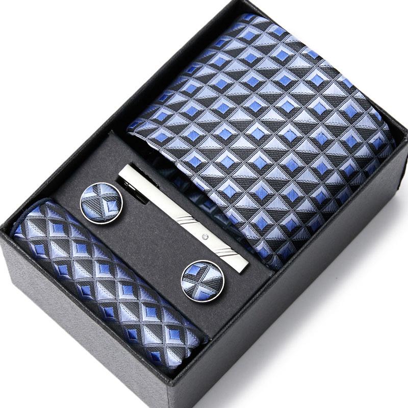 Men's Six-Piece Tie Set for Business and Weddings