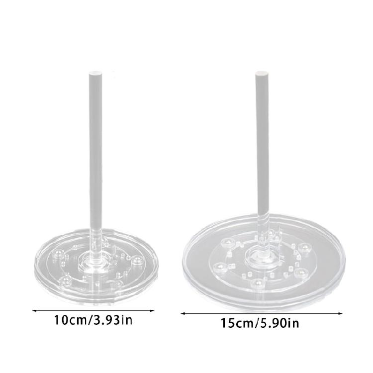 Rotating Thread Spool Holder Clear ABS Yarn Dispenser Rotating Yarn Holder Knitting Yarn Spool Holder for Weaving