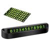 Luminous Car Temporary Parking Card Phone Number Sticker Plate for Temporary Parking Car Interior Decoration Auto Accessories