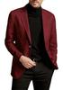 European Casual Men's Plus Size Cardigan Suit - Japanese Korean Style Formal Jacket